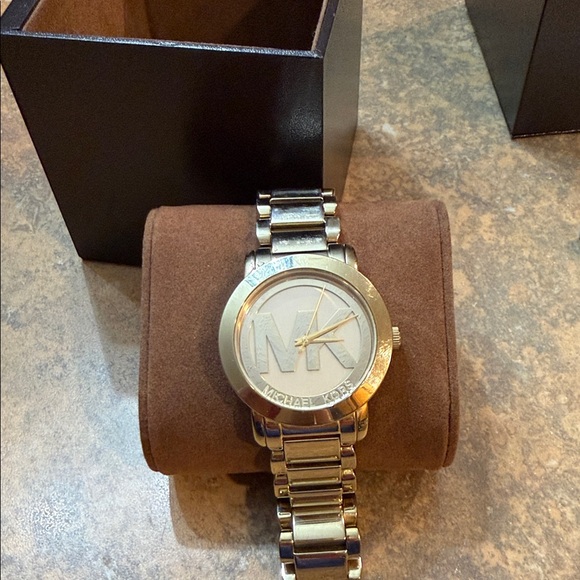 Michael Kors Gold-Tone Logo Watch